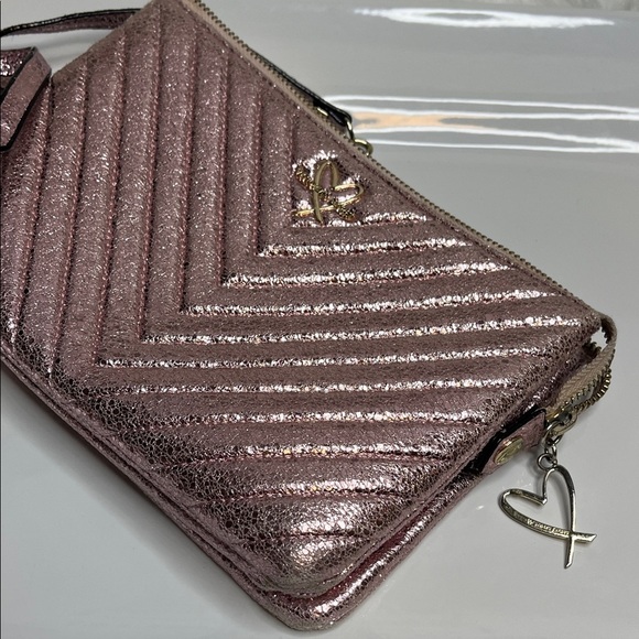 Victoria's Secret Metallic Pink Crossbody Bag - Picture 7 of 10